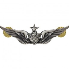[Vanguard] Army Badge: Senior Aircraft Crewman: Aircrew - regulation size, silver oxidized