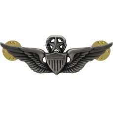 [Vanguard] Army Badge: Master Aviator - regulation size, silver oxidized