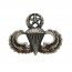[Vanguard] Army Badge: Master Combat Parachute Fourth Award - silver oxidized