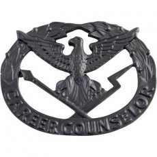 [Vanguard] Army Badge: Career Counselor - black metal