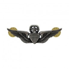 [Vanguard] Army Dress Badge: Master Aviator - miniature, silver oxidized