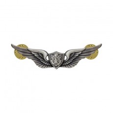 [Vanguard] Army Dress Badge: Aircraft Crewman: Aircrew - miniature, silver oxidized