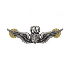 [Vanguard] Army Dress Badge: Master Aircraft Crewman: Aircrew - miniature, silver oxidized