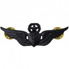 [Vanguard] Army Badge: Master Flight Surgeon - regulation size, black metal
