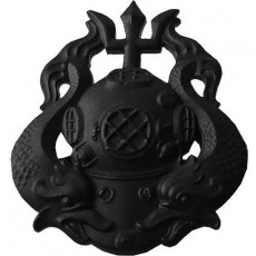 [Vanguard] Army Badge: Master Diver - black metal