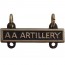 [Vanguard] Army Qualification Bar: Anti-Aircraft Artillery - silver oxidized finish