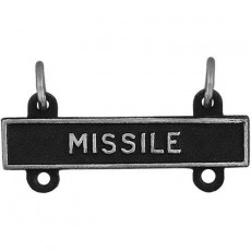 [Vanguard] Army Qualification Bar: Missile - silver oxidized finish