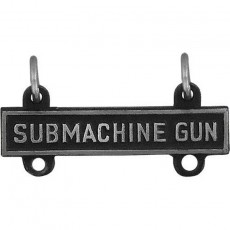 [Vanguard] Army Qualification Bar: Sub-Machine Gun - silver oxidized finish