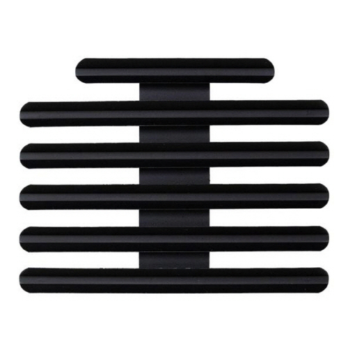 [Vanguard] Ribbon Mounting Bar: 17 Ribbons - black metal 1/8 Inch spacing