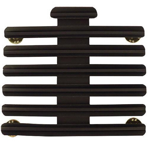 [Vanguard] Ribbon Mounting Bar: 19 Ribbons - black metal 1/8 Inch spacing