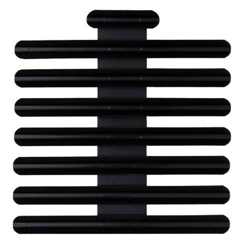 [Vanguard] Ribbon Mounting Bar: 22 Ribbons - black metal 1/8 Inch spacing