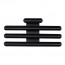 [Vanguard] Ribbon Mounting Bar: 10 Ribbons - black metal 1/8 Inch spacing