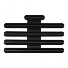 [Vanguard] Ribbon Mounting Bar: 13 Ribbons - black metal 1/8 Inch spacing