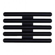 [Vanguard] Ribbon Mounting Bar: 15 Ribbons - black metal 1/8 Inch spacing