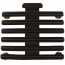 [Vanguard] Ribbon Mounting Bar: 19 Ribbons - black metal 1/8 Inch spacing