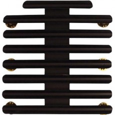 [Vanguard] Ribbon Mounting Bar: 23 Ribbons - black metal 1/8 Inch spacing