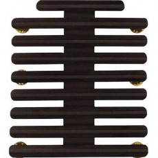 [Vanguard] Ribbon Mounting Bar: 26 Ribbons - black metal 1/8 Inch spacing