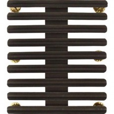 [Vanguard] Ribbon Mounting Bar: 27 Ribbons - black metal 1/8 Inch spacing