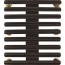 [Vanguard] Ribbon Mounting Bar: 27 Ribbons - black metal 1/8 Inch spacing
