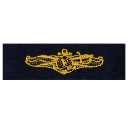 [Vanguard] Navy Embroidered Badge: Information Dominance Warfare Officer - embroidered on coverall