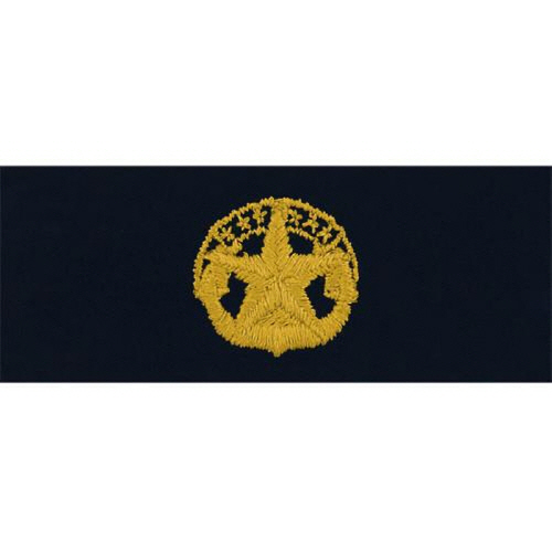 [Vanguard] Navy Embroidered Badge: Command at Sea - embroidered on coverall