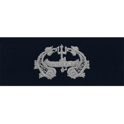 [Vanguard] Navy Embroidered Badge: Deep Submergence Enlisted - coverall