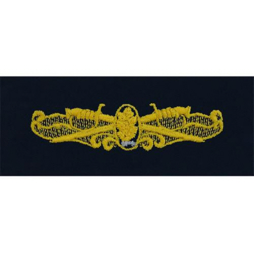 [Vanguard] Navy Embroidered Badge: Surface Warfare Dental - coverall