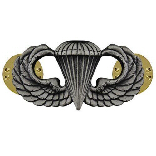 [Vanguard] Navy Badge: Basic Parachutist - regulation size, oxidized