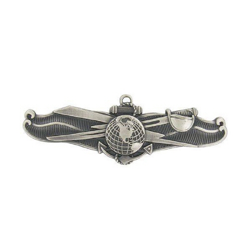 [Vanguard] Navy Badge: Enlisted Information Dominance Warfare - miniature oxidized