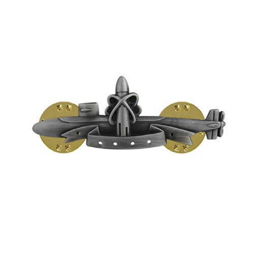 [Vanguard] Navy Badge: Submarine SSBN Deterrent Patrol - miniature, oxidized