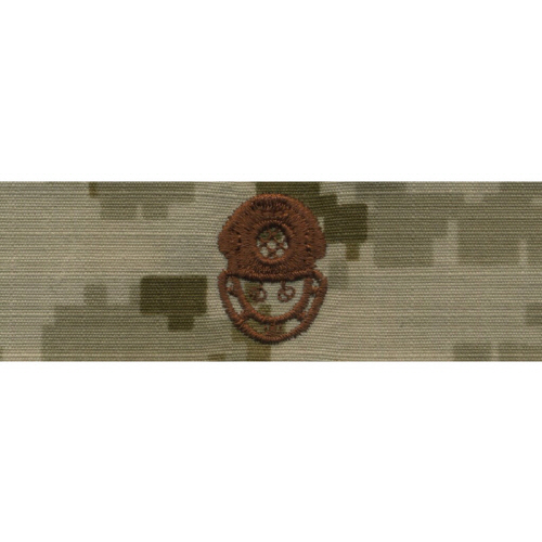 [Vanguard] Navy Embroidered Badge: Diver 2nd Class - Desert Digital