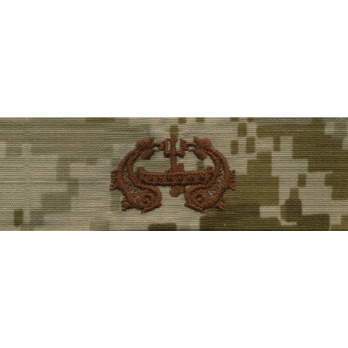 [Vanguard] Navy Embroidered Badge: Deep Submergence - Desert Digital