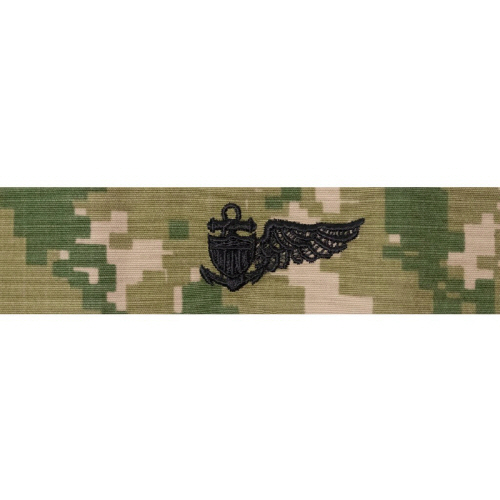 [Vanguard] Navy Embroidered Badge: Balloon Pilot - Woodland Digital