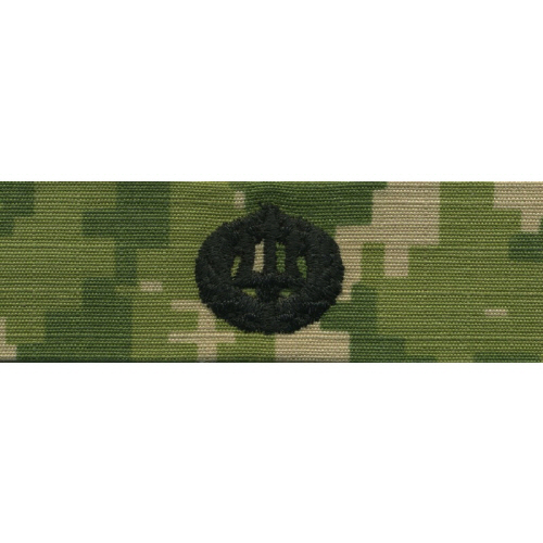 [Vanguard] Navy Embroidered Badge: Command Ashore - Woodland Digital