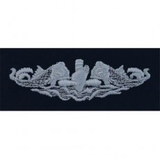 [Vanguard] Navy Embroidered Badge: Submarine Enlisted - embroidered on coverall