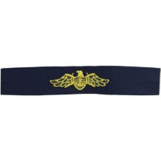 [Vanguard] Navy Embroidered Badge: Strategic Sealift Officer Warfare - embroidered on coverall