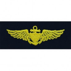 [Vanguard] Navy Embroidered Badge: Aviator - embroidered on coverall