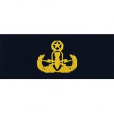 [Vanguard] Navy Embroidered Badge: Explosive Ordnance Disposal Officer - coverall