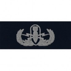 [Vanguard] Navy Embroidered Badge: Explosive Ordnance Disposal: Senior - coverall