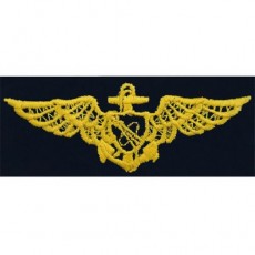[Vanguard] Navy Embroidered Badge: Astronaut - embroidered on coverall