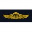 [Vanguard] Navy Embroidered Badge: Parachutist - embroidered on coverall