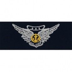 [Vanguard] Navy Embroidered Badge: Combat Aircrew - embroidered on coverall