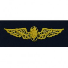 [Vanguard] Navy Embroidered Badge: Flight Nurse - embroidered on coverall