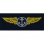 [Vanguard] Navy Embroidered Badge: Aviation Observer - embroidered on coverall