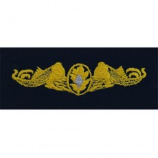 [Vanguard] Navy Embroidered Badge: Submarine Medical - embroidered on coverall