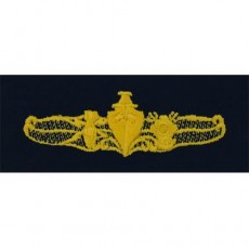 [Vanguard] Navy Embroidered Badge: Special Operations Officer - coverall