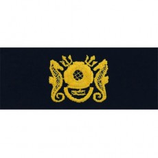 [Vanguard] Navy Embroidered Badge: Diving Officer - embroidered on coverall