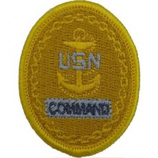 [Vanguard] Navy Embroidered Badge: E7 Command - embroidered on coverall