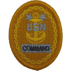[Vanguard] Navy Embroidered Badge: E9 Command - embroidered on coverall