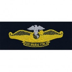 [Vanguard] Navy Embroidered Badge: Fleet Marine Force Chaplain - coverall